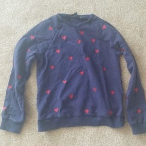 Navy Heart ❤️ Sweatshirt